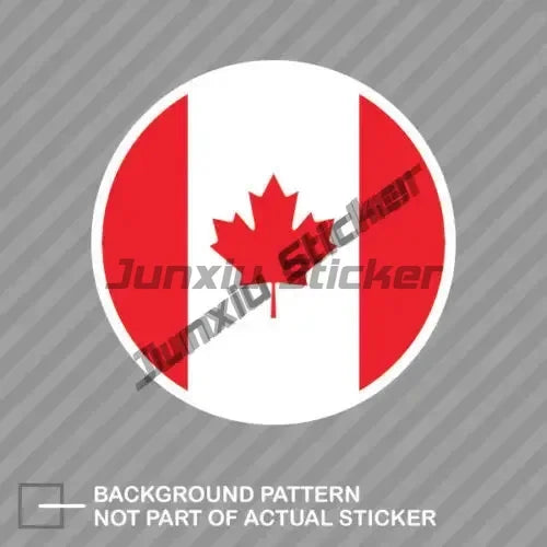 Canada Coat of Arms Emblem Sticker Niagara Falls Canada USA Ottawa Seal Sticker Round Flag Map for Car Laptop Fridge Accessories