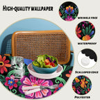 Mexican Day of The Dead Rectangle Waterproof Table Cloth
