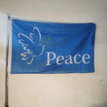 Dove Logo World Peace & Love Symbol Outdoor Banner