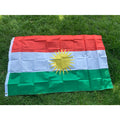 Kurdish Flag Hanging Banner