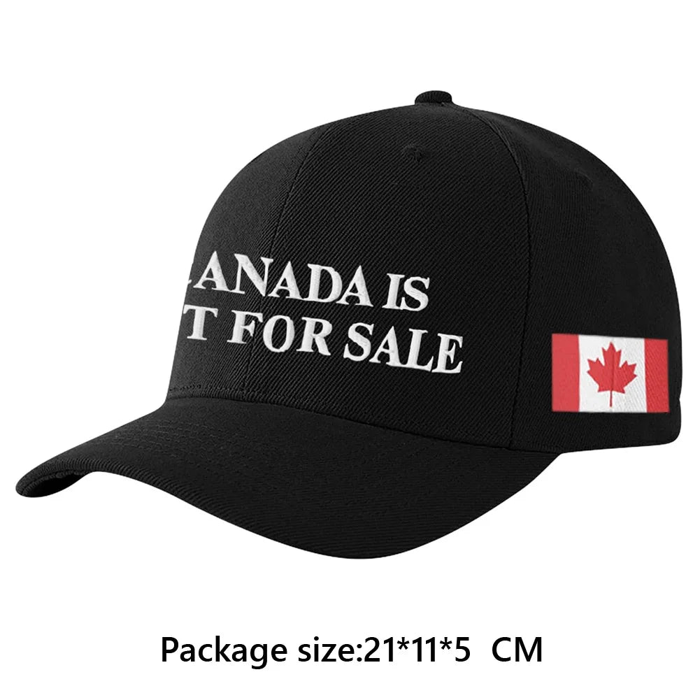 Canada is Not for Sale Hat Adjustable Vintage Baseball Cap Spring Summer Men Women Outdoor Sports Trucker Hat for Hiking Fishing
