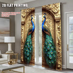 Peacock Gothic Curtains
