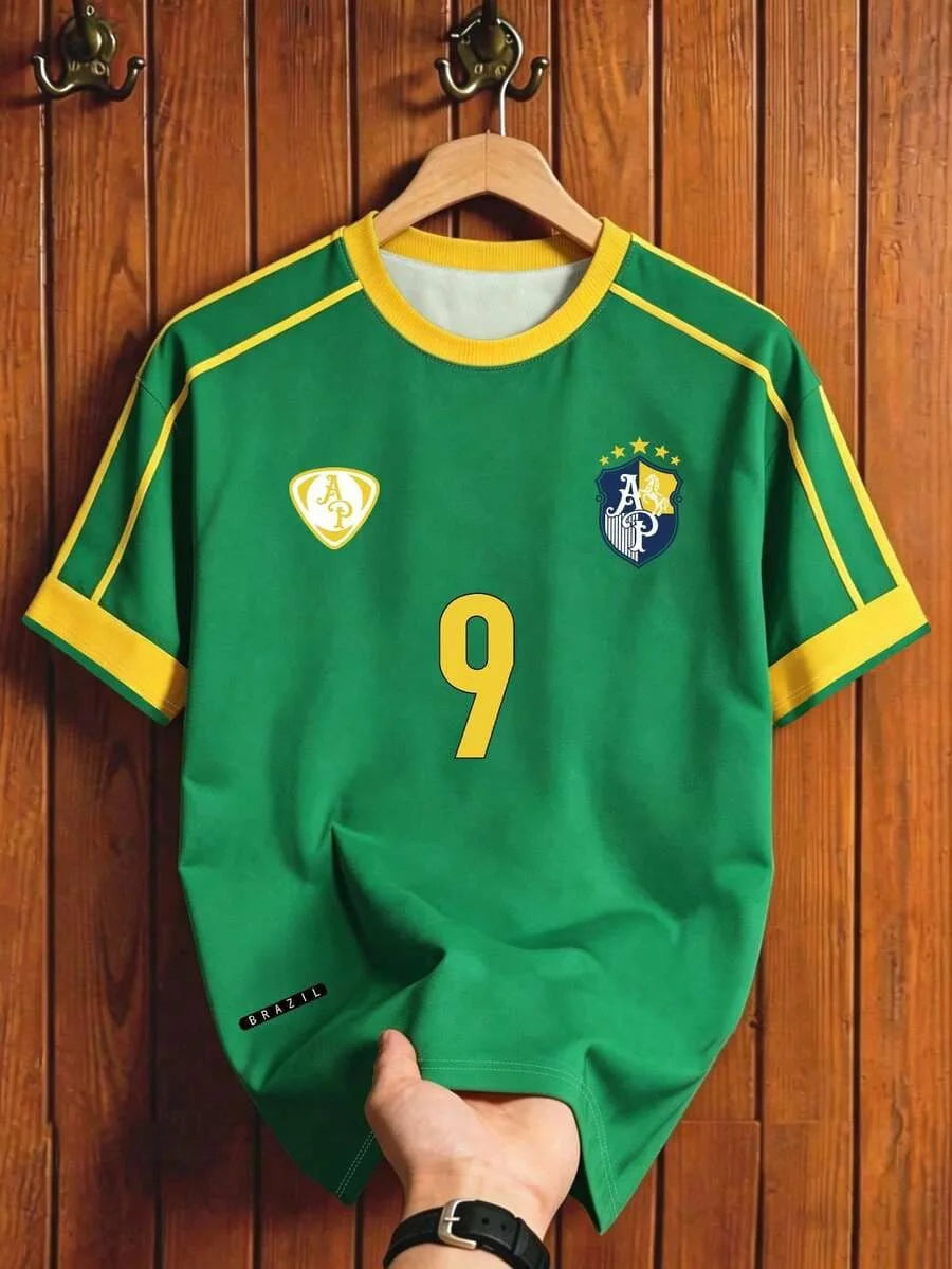 Brazilian Retro Theme Jersey Tee