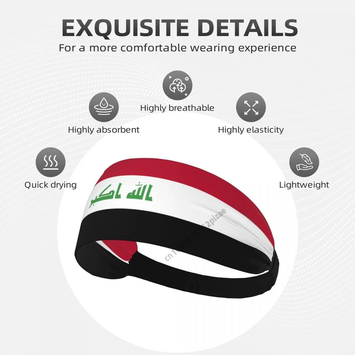 Iraq Flag Headbands