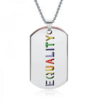 Stainless Steel LGBT Gay Lesbian Love Pride Necklaces