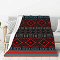 Native American Navajo Boho Aztec Pattern Blanket