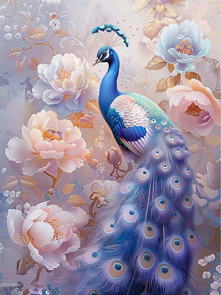 Peacock Diamond Art Kit