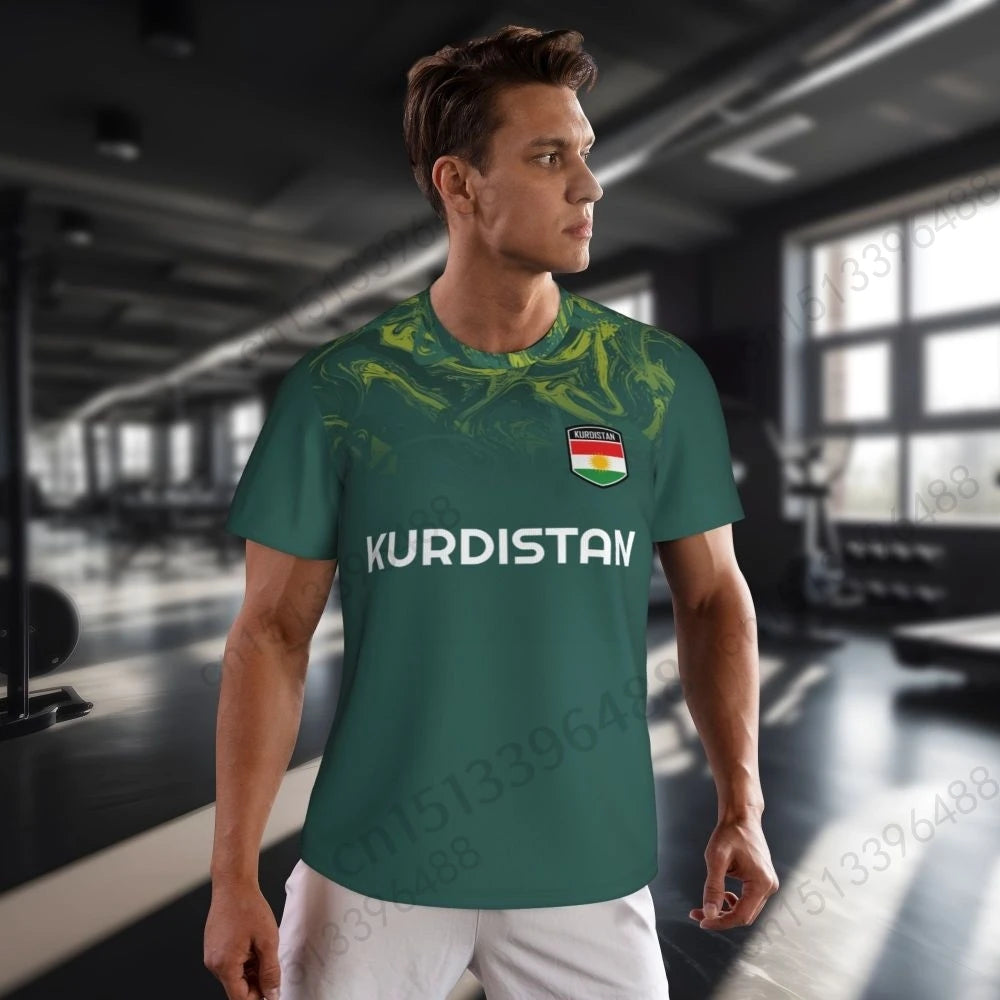 Kurdistan Flag 3D Printed T Shirt
