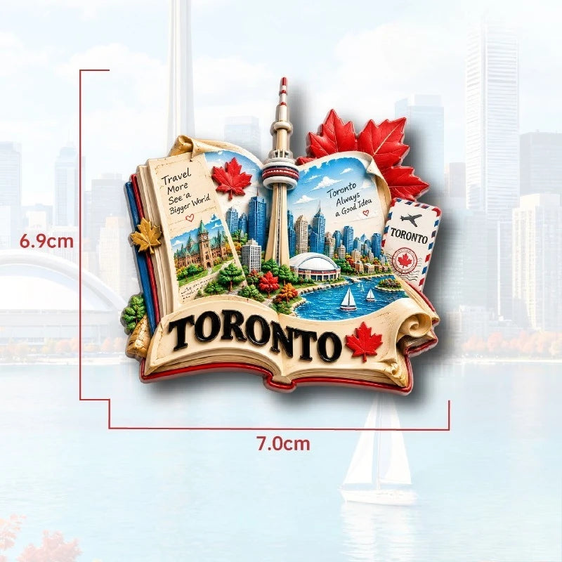 Toronto Maple Leaf Landmark Fridge Magnet