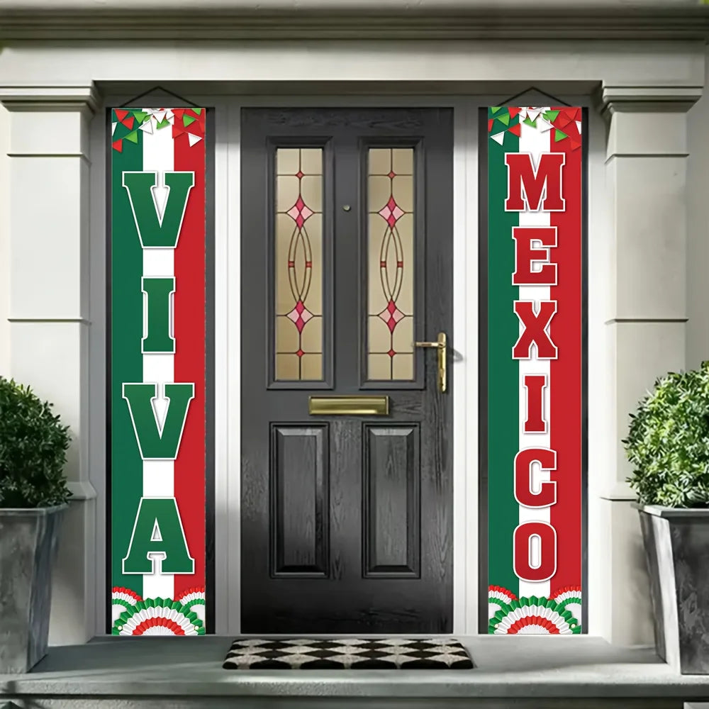 Viva Mexico Porch Banner
