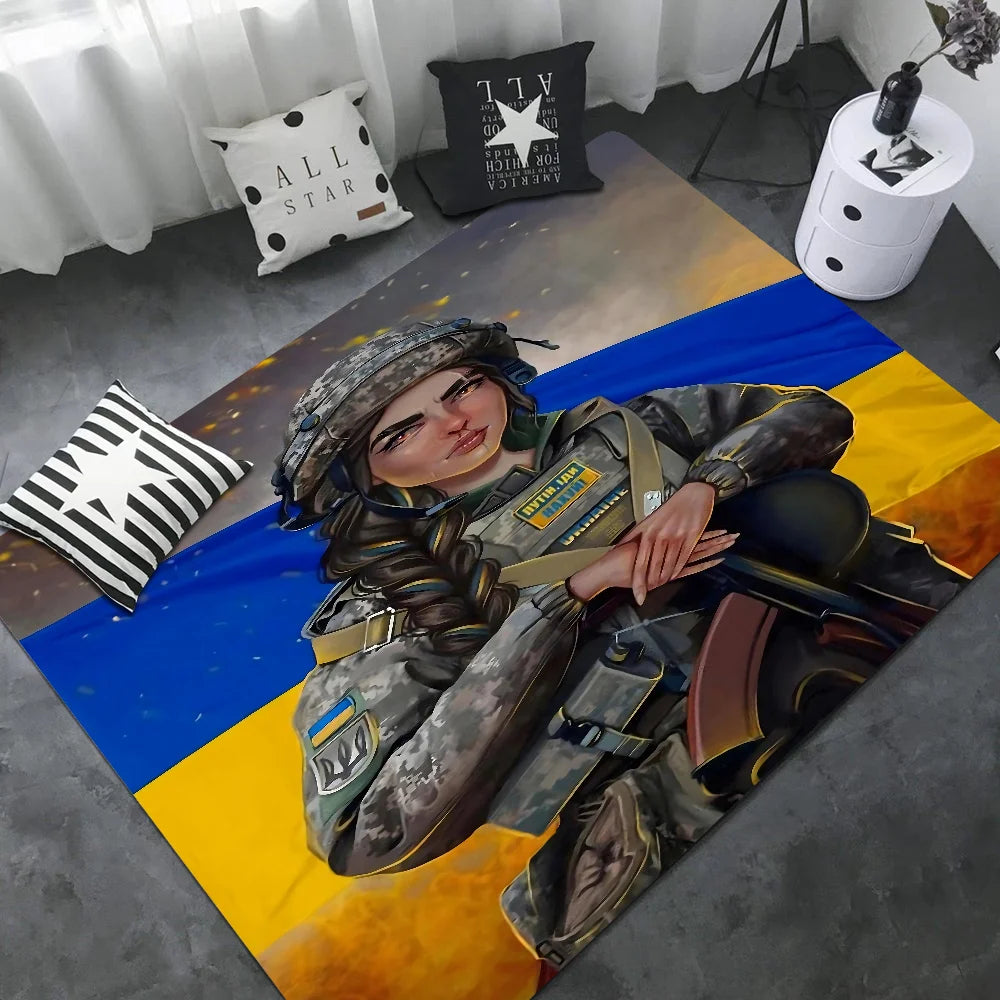 Ukraine Flag Entrance Door Mat