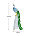 Crystal Peacock Sculpture Ornament