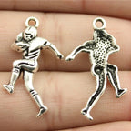 20pcs Football Charms American Football Pendants Jewelry