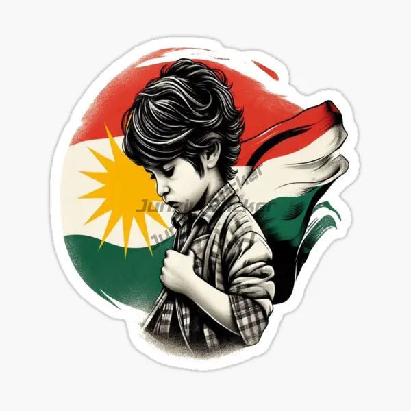 KURDISTAN Flag Car Stickers