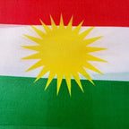 Kurdish flag14x21cm Office Desk