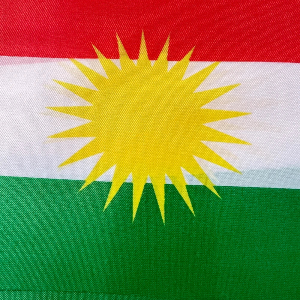 Kurdish flag14x21cm Office Desk