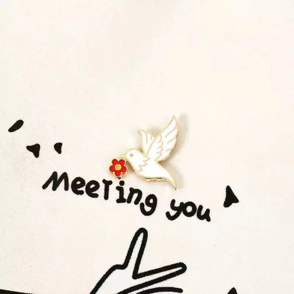 Peace Dove Olive Branch Pin