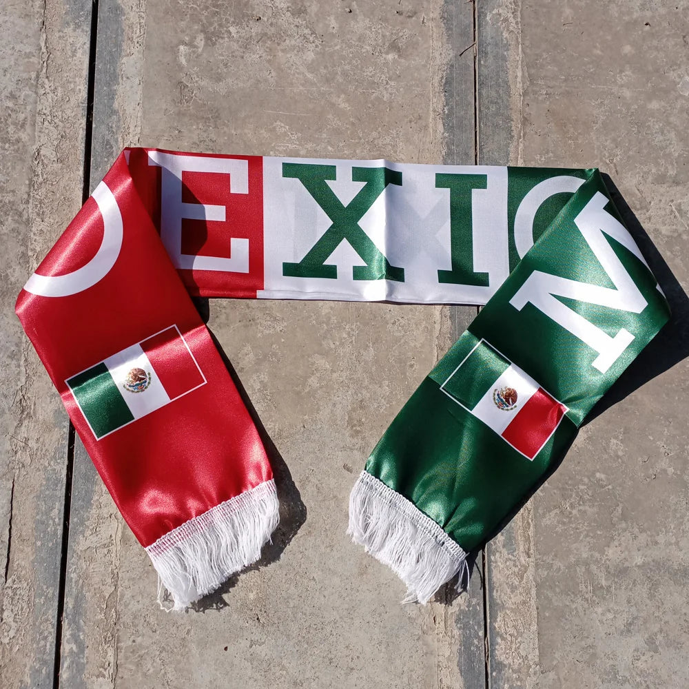 Mexico Flag Scarf