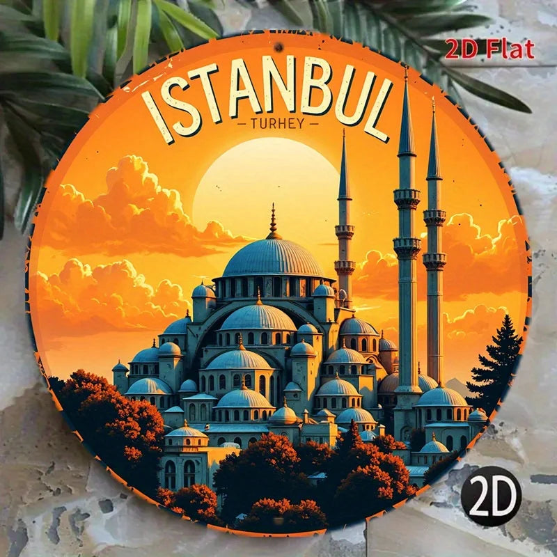1PC Istanbul Cityscape Wall Art