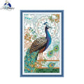 The Beautiful Peacock Stamped Cross Stitch Kit