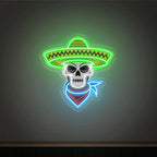 Devil Skull Neon Sign