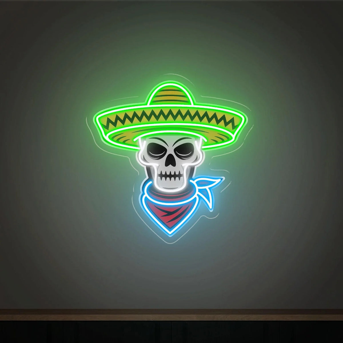 Devil Skull Neon Sign