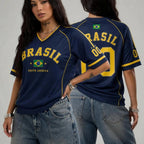Men Women Brasil Soccer T Shirt