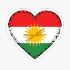 Kurdistan Flag Car Stickers