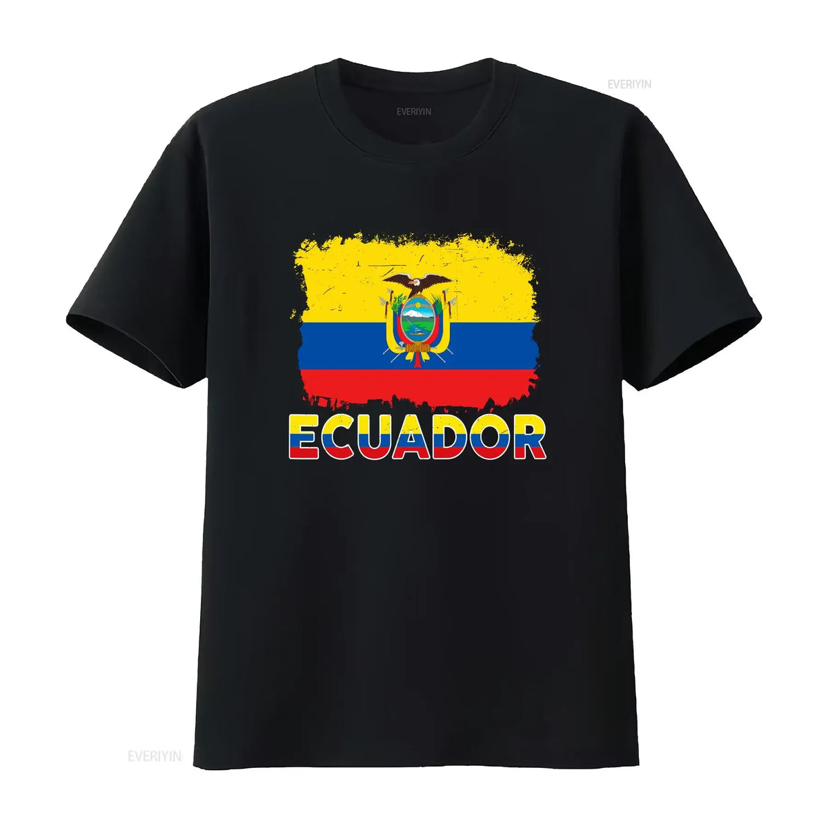 Ecuador Flag Hispanic Heritage Men Boy Women T Shirt vintage