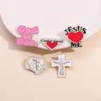 Jesus Love Me Collected Enamel Pins