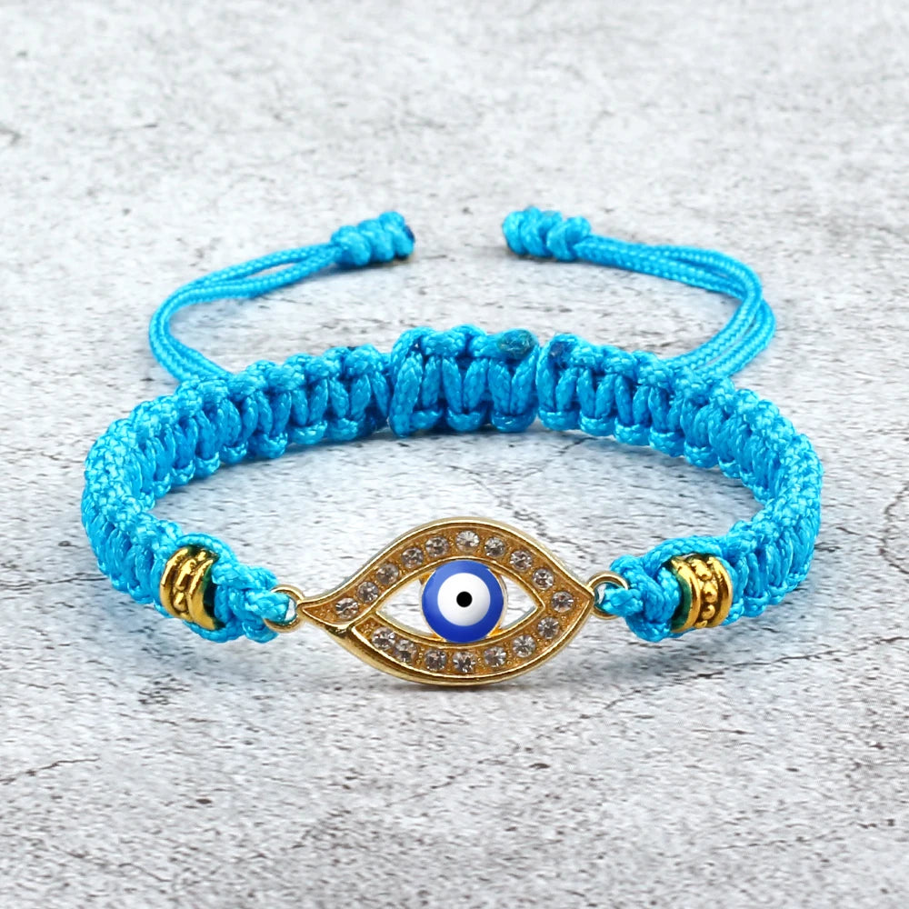 Braided Evil Eye Bracelet