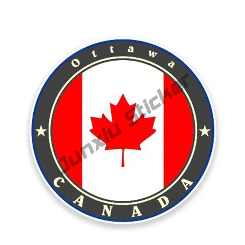 Canada Flag Sticker Map Skull Stickers Canadian Vinyl Decal Canada Maple Car Motorcycle Logo Decal Laptop Phone Tablet PVC Decor