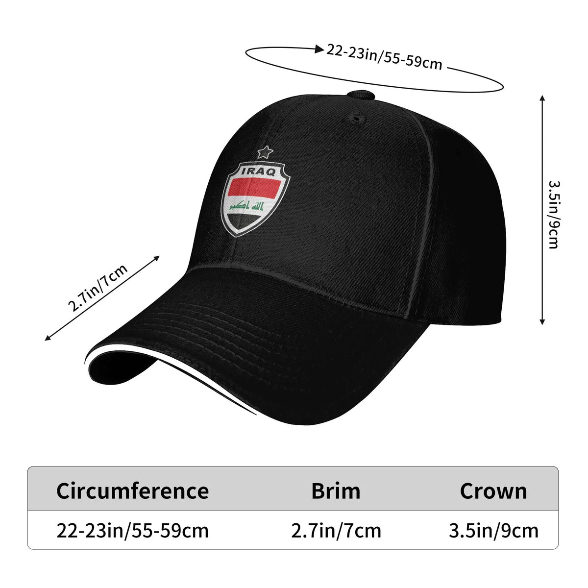 Iraq Flag Cap