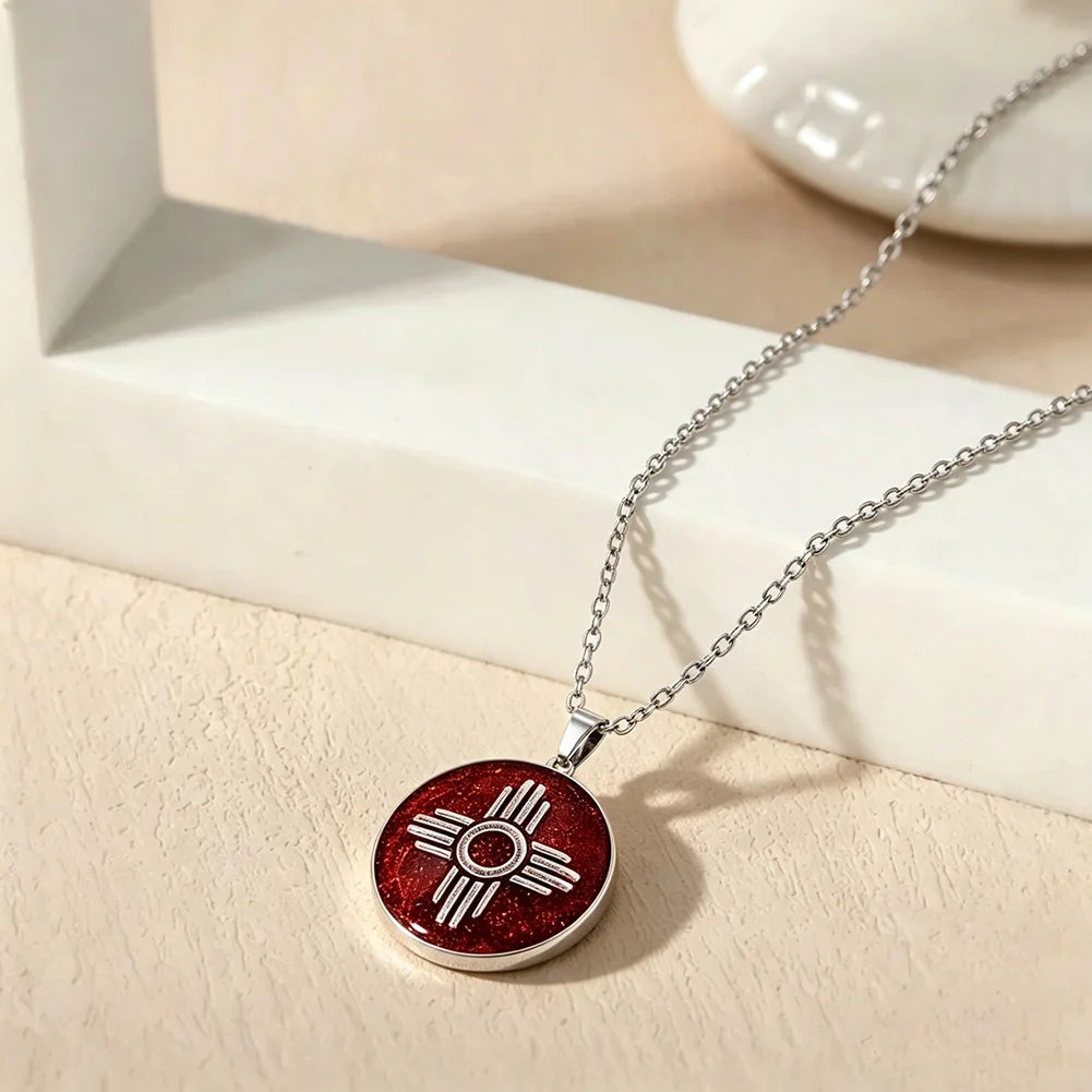 Zia Cross Necklace
