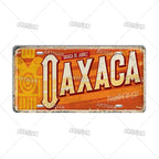 Artisian MEXICO License Plate