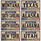USA Landmark License Plate
