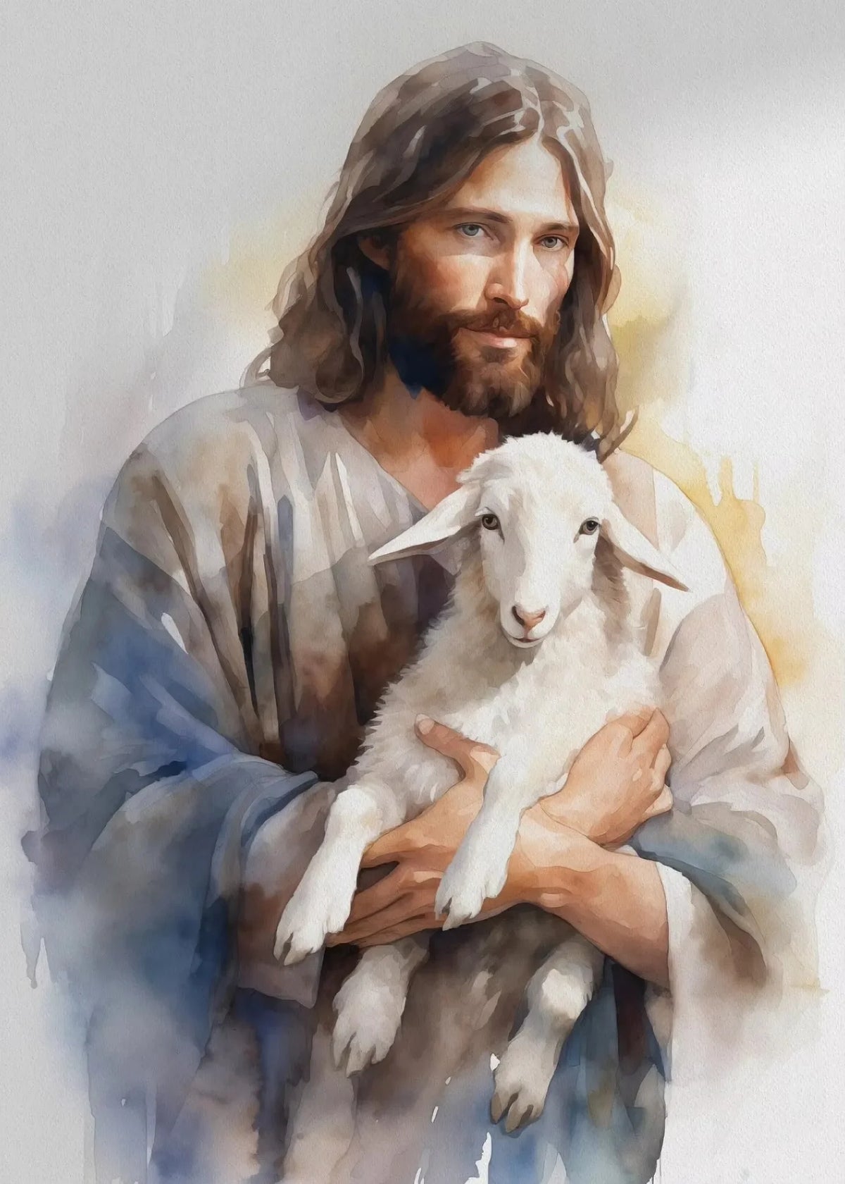 Jesus and The Cross Jesus Poster