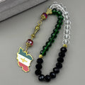Iranian Flag Car Pendant