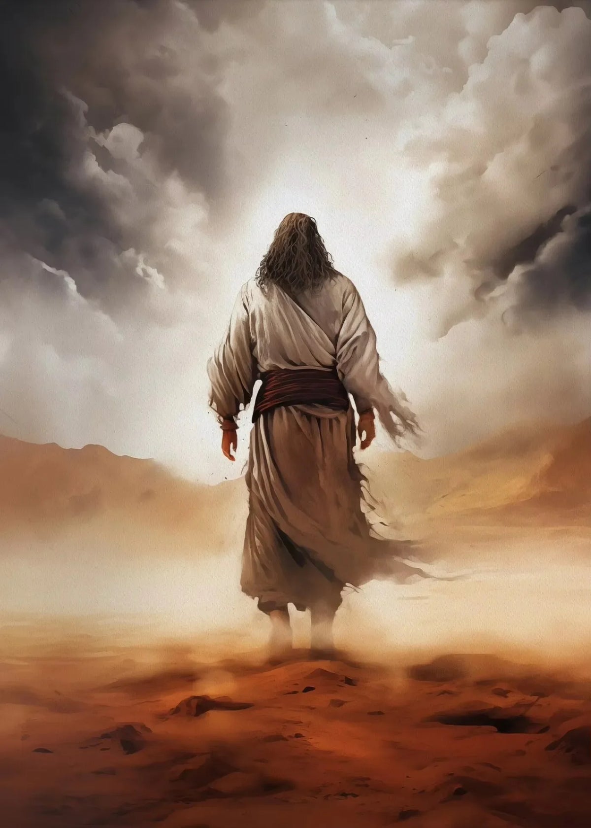 Jesus and The Cross Jesus Poster