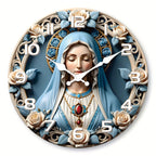 Virgin Mary Wall Clock