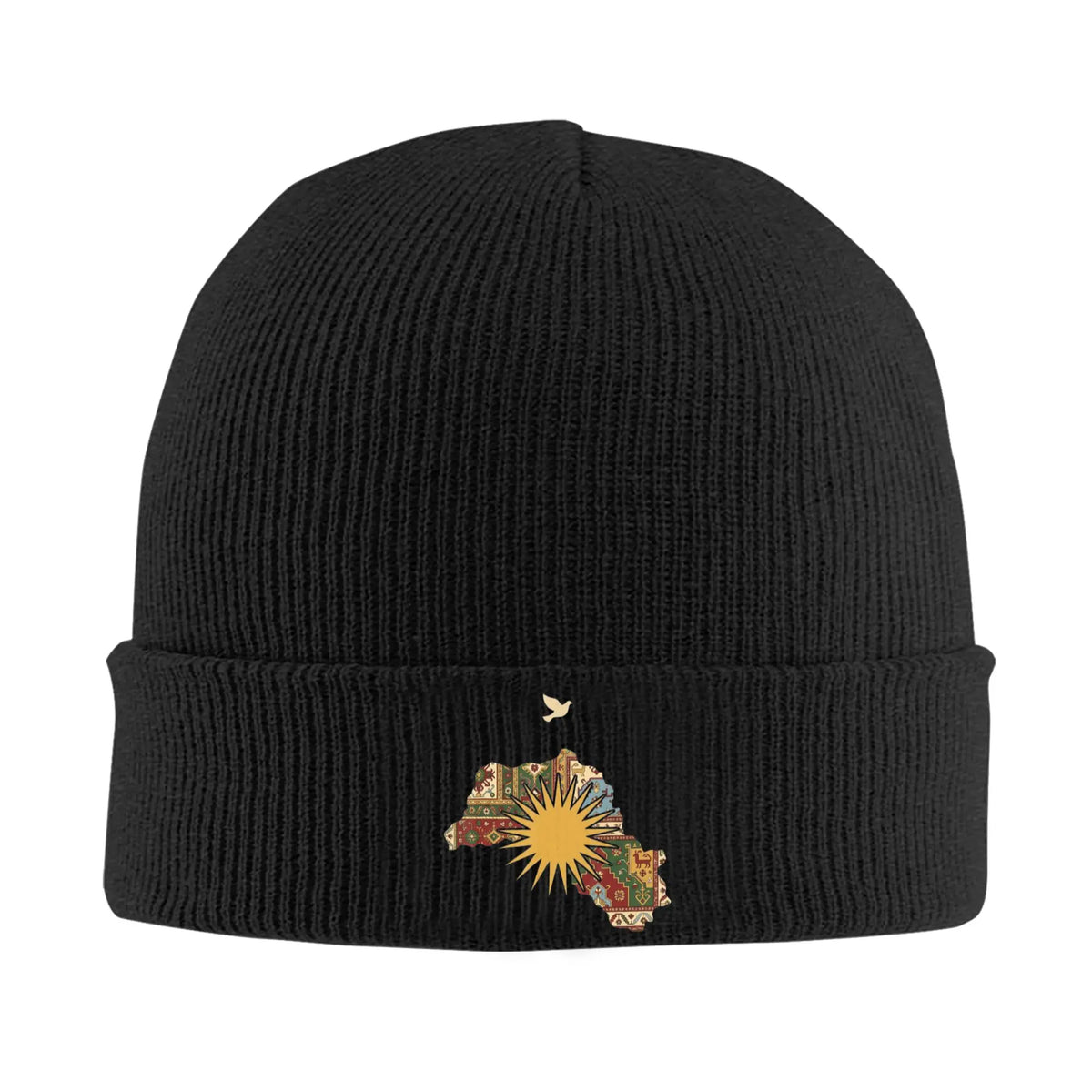 Sun Flag Knitted Caps