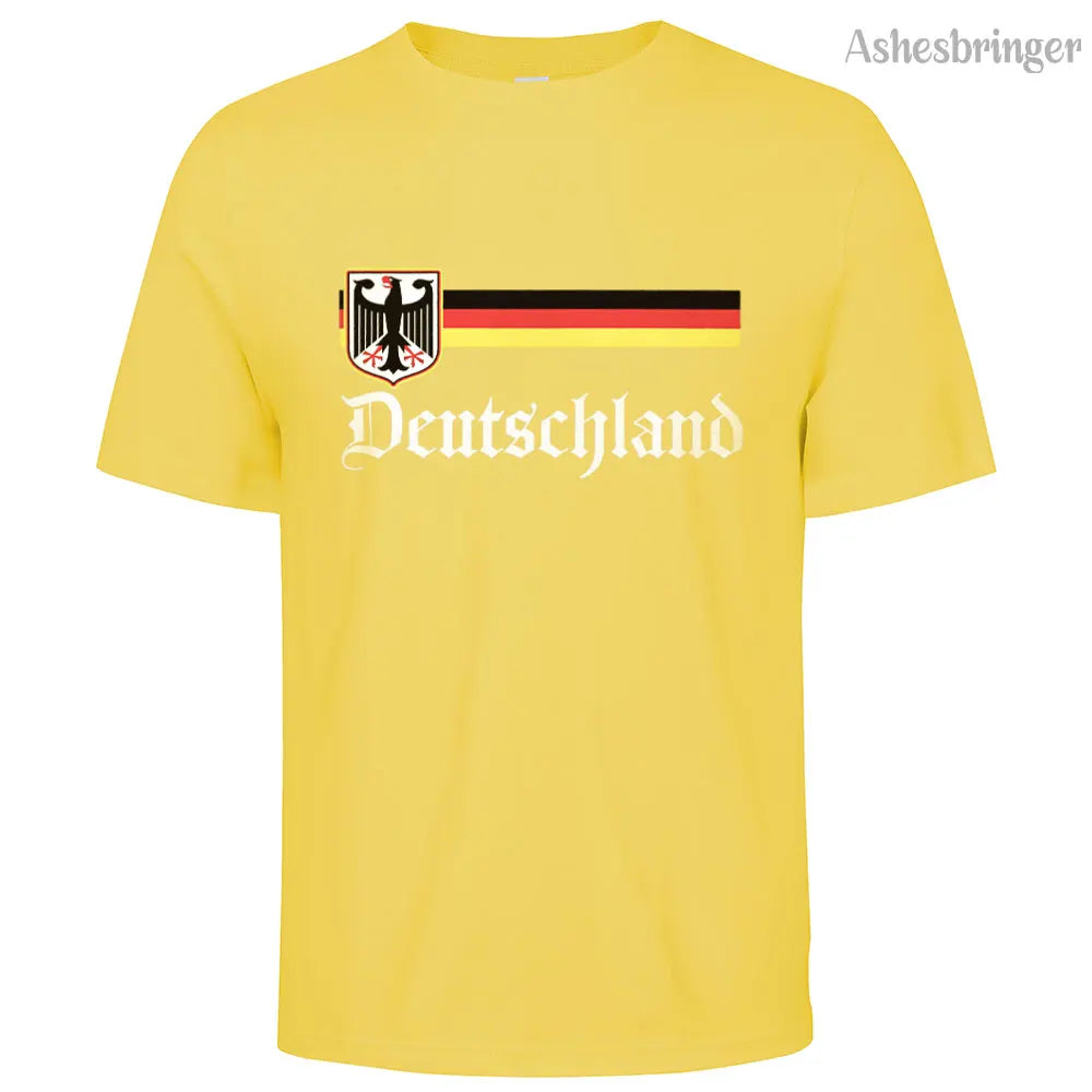 Cotton Germany Flag T Shirt