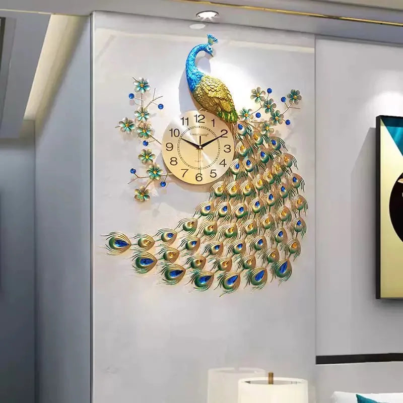 Peacock Wall Clock