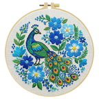 Peacock Embroidery Starter Kit