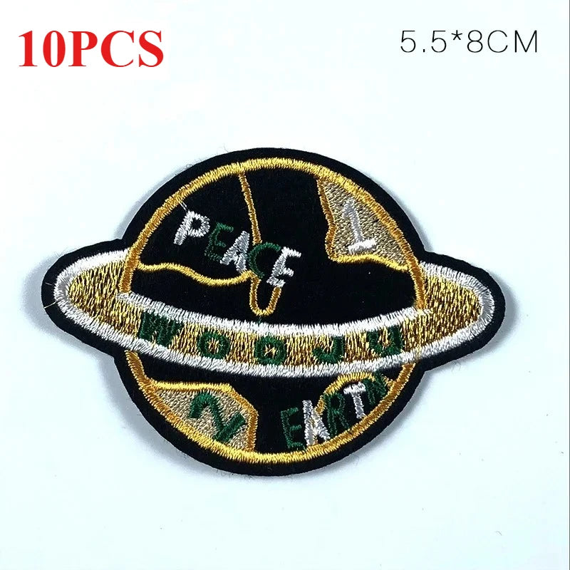 10PCS/BULK Embroidery Cloth ace Sticker