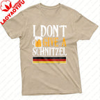I Dont Give A Schnitzel Beer Germany Flag Men T-Shirt