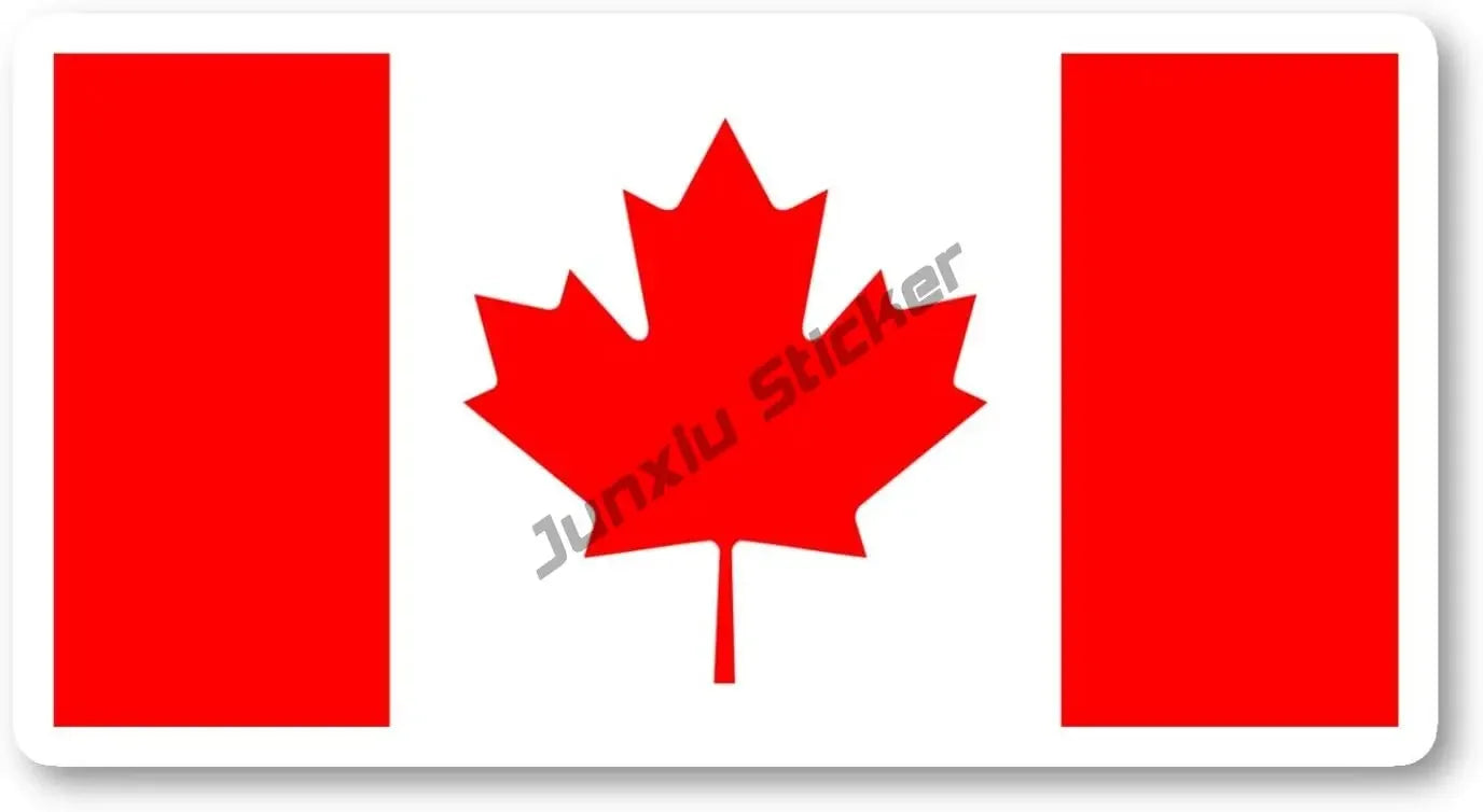Canada Flag Sticker Map Skull Stickers Canadian Vinyl Decal Canada Maple Car Motorcycle Logo Decal Laptop Phone Tablet PVC Decor