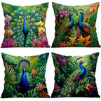 Peacock Cushions Pillowcase