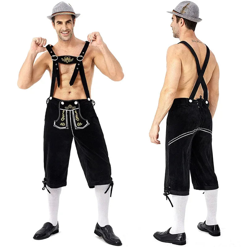 Men Bavarian Beer Male Costume German Oktoberfest
