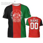 Afghanistan Flag Emblem 3D T-shirts